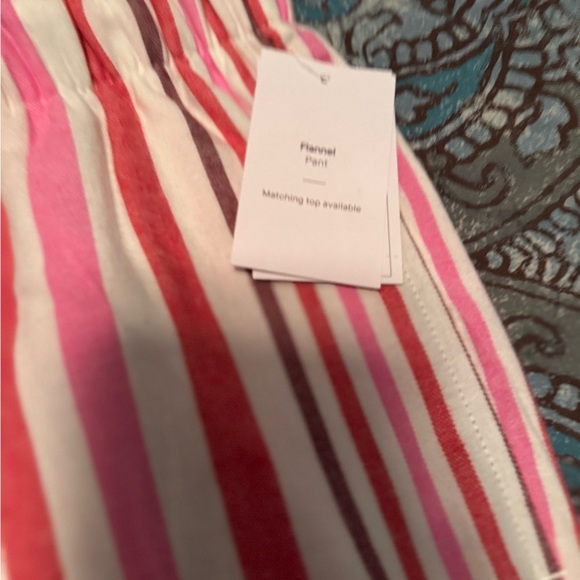 NWT XS women’s Striped Pink Pajama Pants - Picture 5 of 8